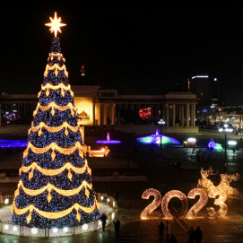 Төв талбайд зассан сүлд модны таван хошууг угсрахад 15 сая төгрөг зарцуулжээ